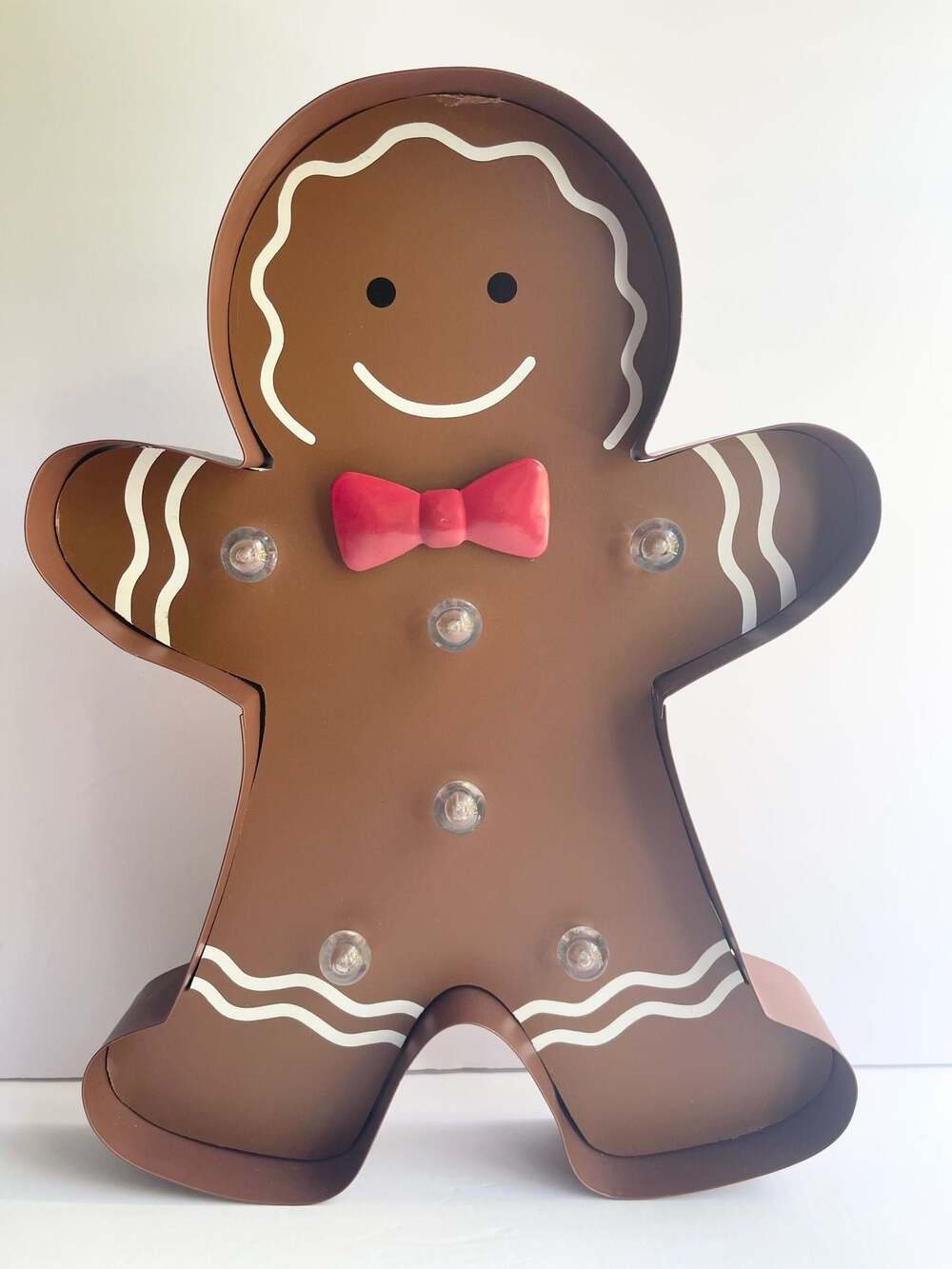 Gingerbread Man Light-Up Sign - Picture 2 of 5